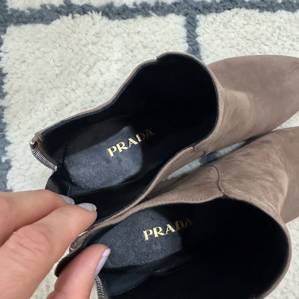 PRADA brown Chelsea boots like NEW! Size 39 - Picture 8 of 8
